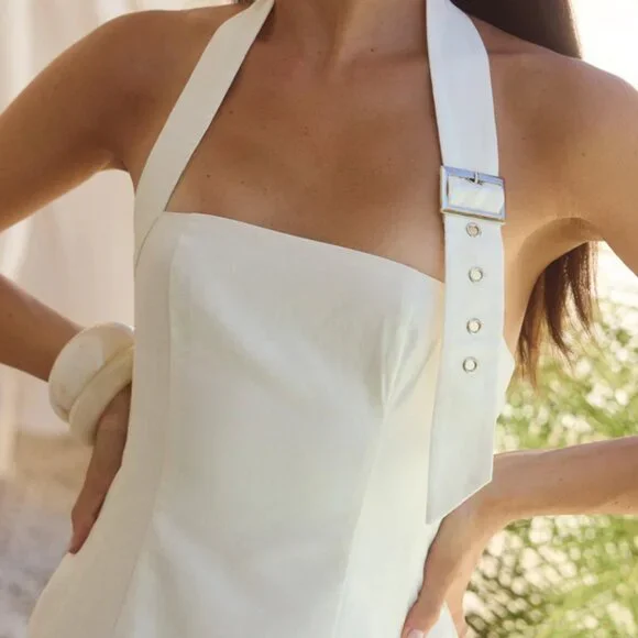 NWT Astrid Halter Midi Dress - Picture 2 of 3